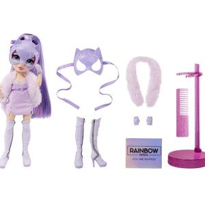 Rainbow High Rainbow Vision Costume Ball Fashion Doll, Violet Willow